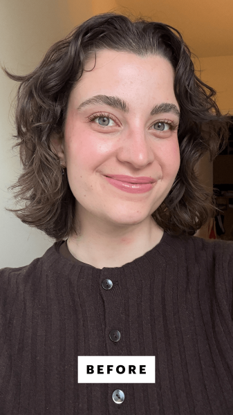 Felbin before applying the Chanel Stylo Yeux Waterproof in Espresso